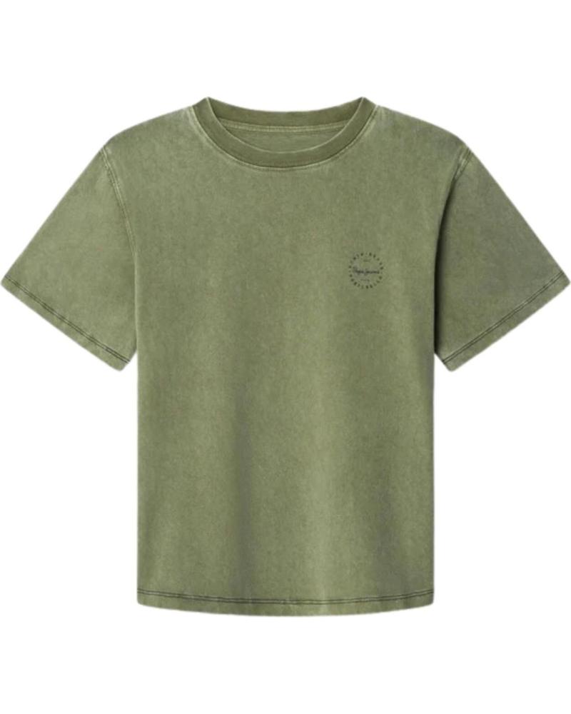 PEPE JEANS CAMISETA MANGA CORTA ALGODÓN ORGÁNICO PEPE JEANS VERDE