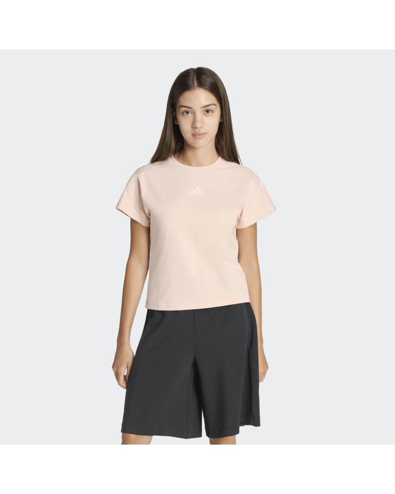 ADIDAS CAMISETA DE MANGA CORTA ESSENTIALS ROSA