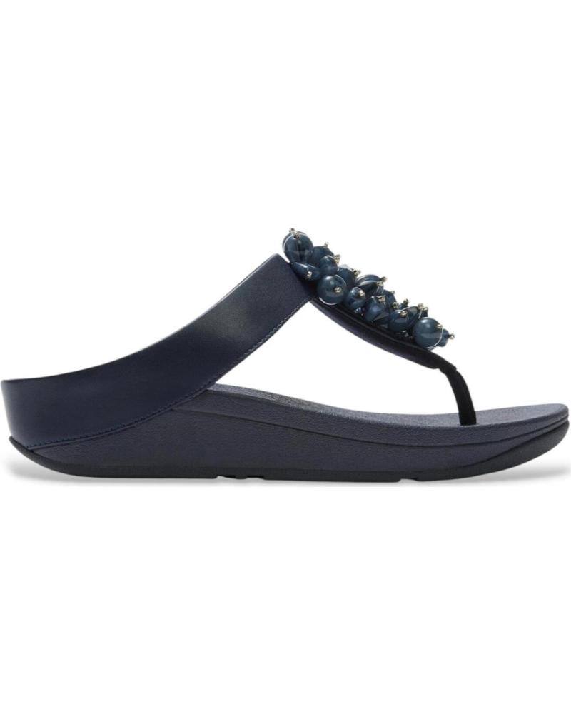 FITFLOP SANDALIAS A2D-399 CON ADORNO FLORAL MARINO