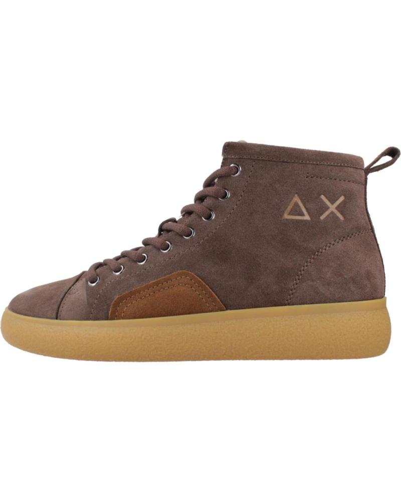 SUN68 BOTINES LUIS MIDI SUEDE S08 MARRON