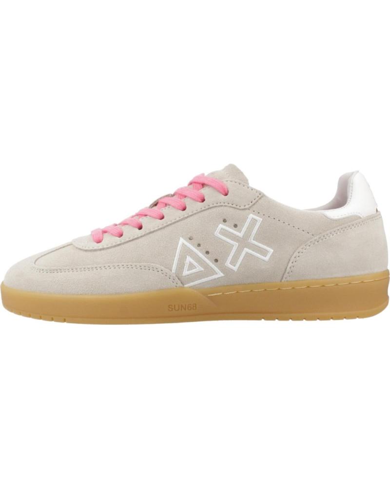 SUN68 ZAPATILLAS CALIFORNIA SUEDE CON CORDONES CONTRASTE S31 BIANPA