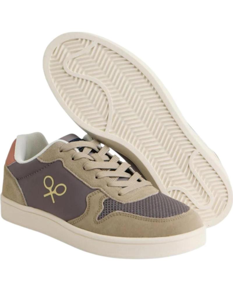 SILBON ZAPATILLAS CASUAL SILBON CON DETALLE DE LOGO BORDADO GRIS