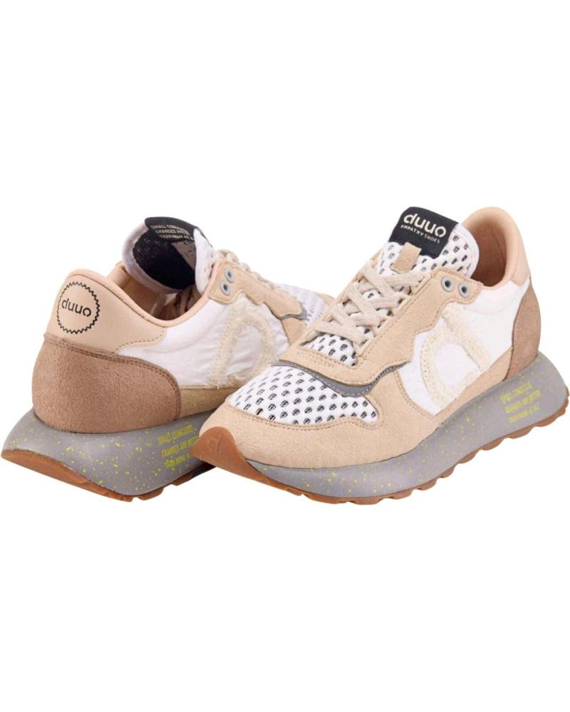 DUUO ZAPATILLAS DUUO URBANAS DE DISEÑO CONTEMPORÁNEO BLANCO