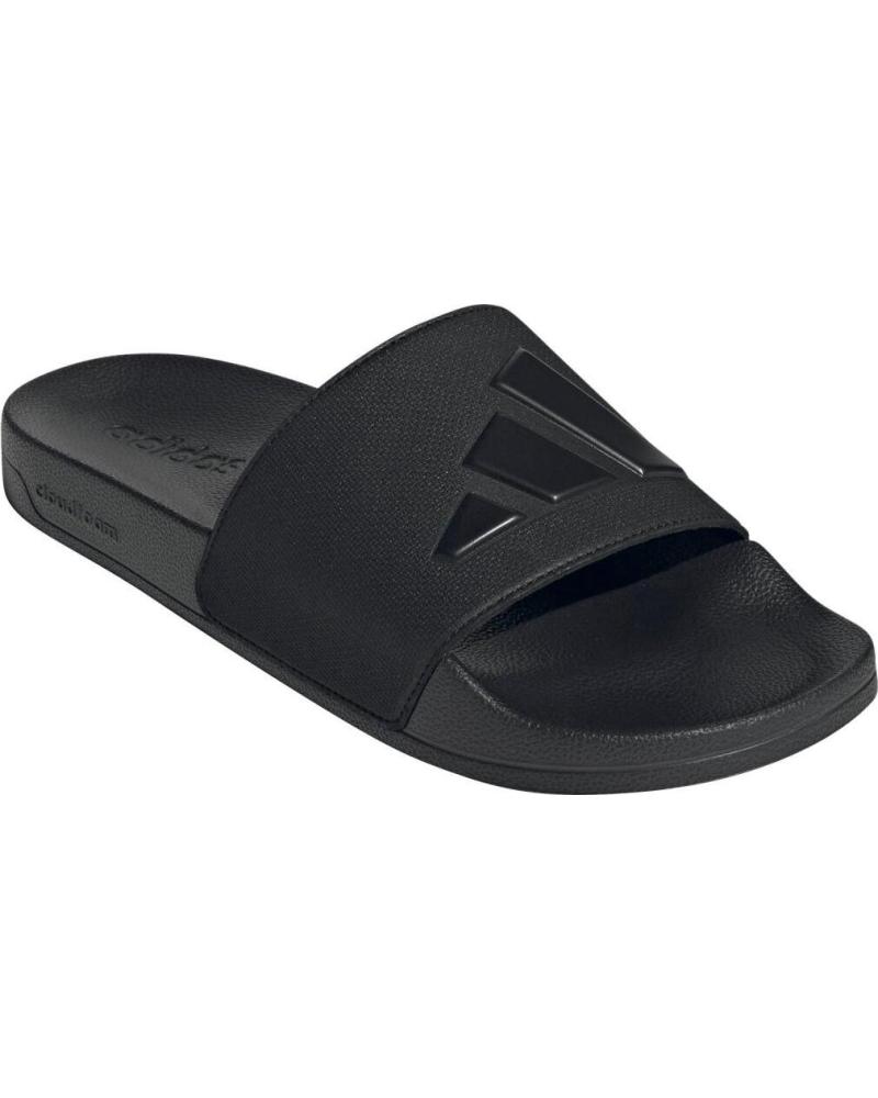 ADIDAS CHANCLAS ADIDAS CON LOGOTIPO EN RELIEVE NEGRO