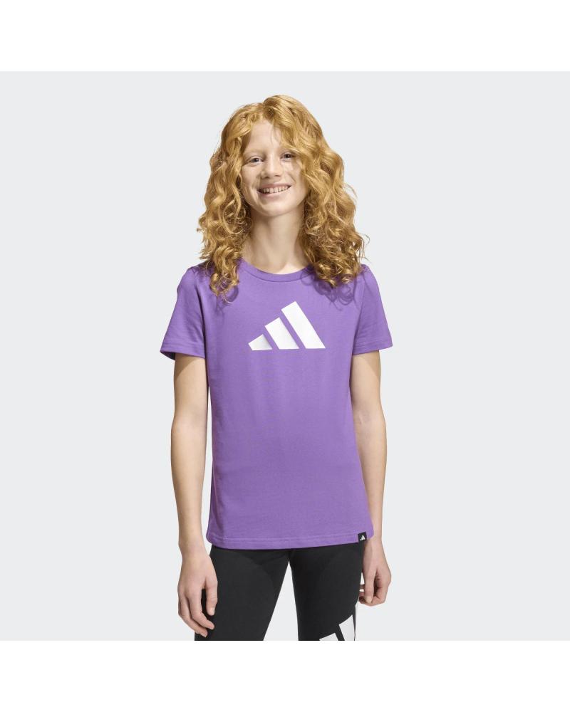 ADIDAS CAMISETA ADIDAS CON LOGO ESTAMPADO MORADO