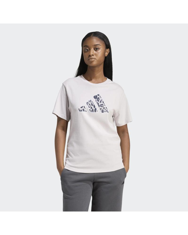 ADIDAS CAMISETA ADIDAS CON LOGO GRÁFICO MORADO