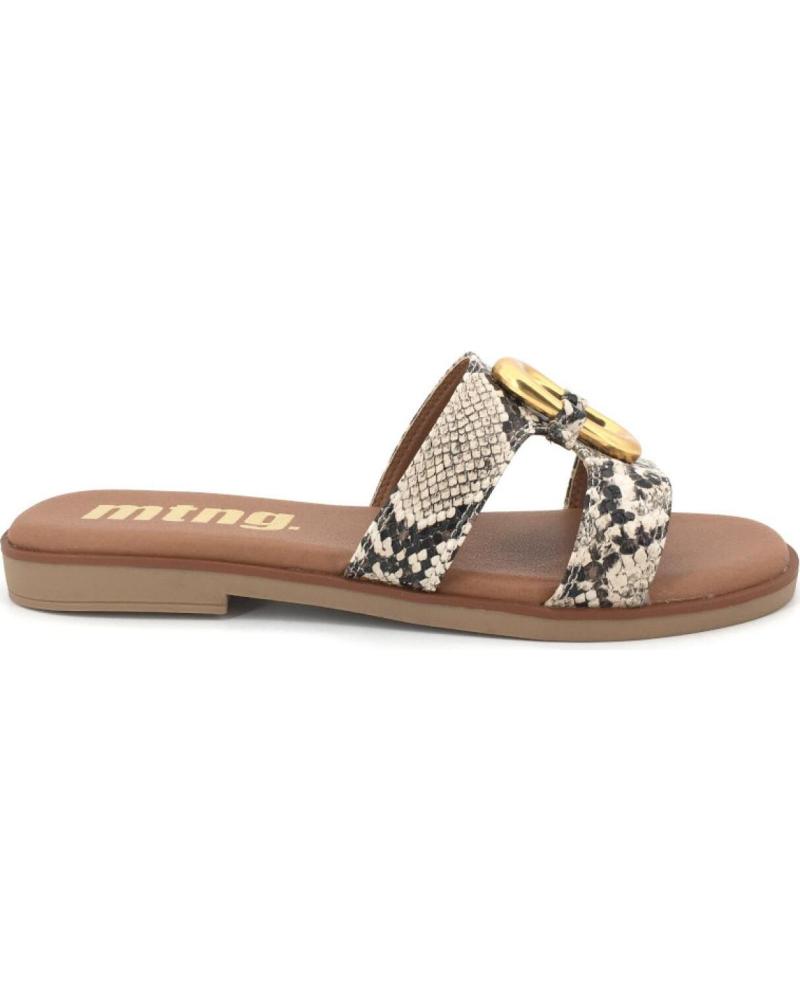 MTNG CHANCLAS MUSADOR CON HEBILLA BEIGE