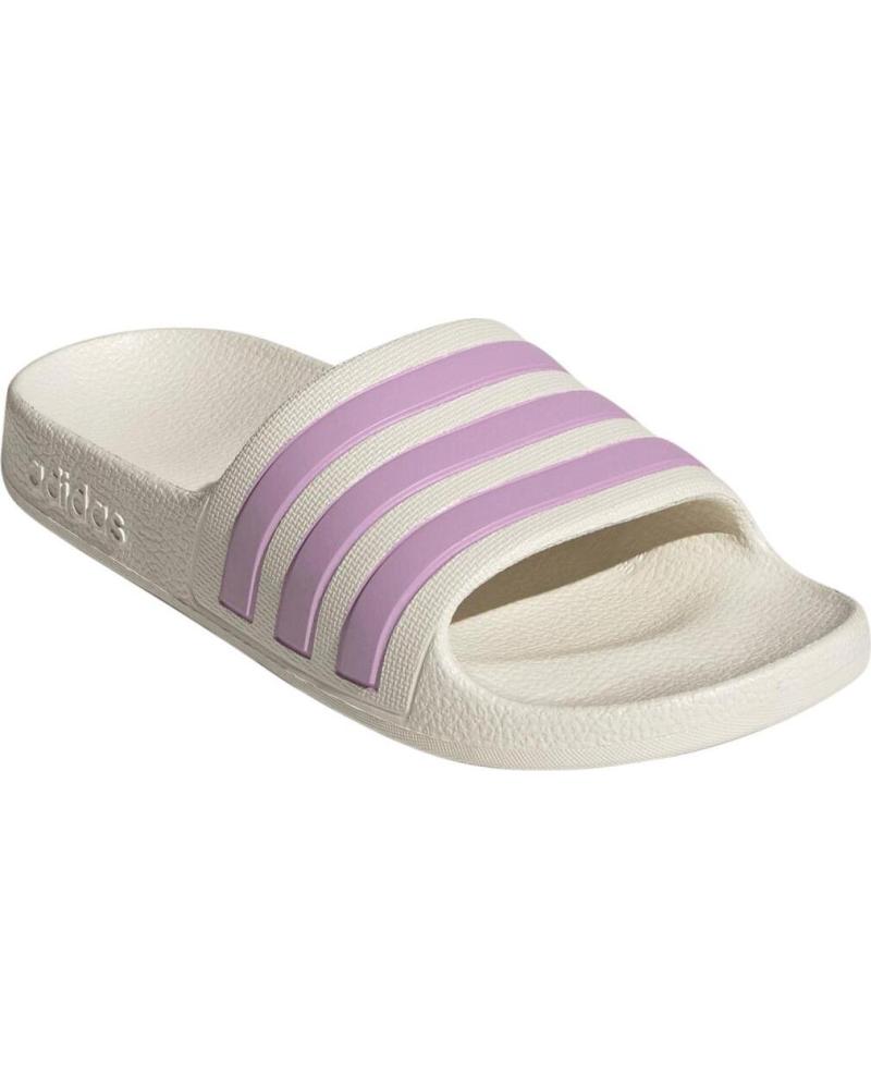 ADIDAS CHANCLAS ADILETTE AQUA CON BANDAS LATERALES BLANCO
