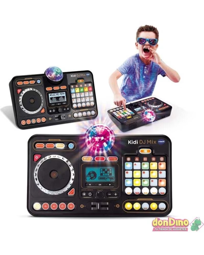 Vtech Vtech Kidi Dj Mix Mesa de Mezclas Infantil Negro