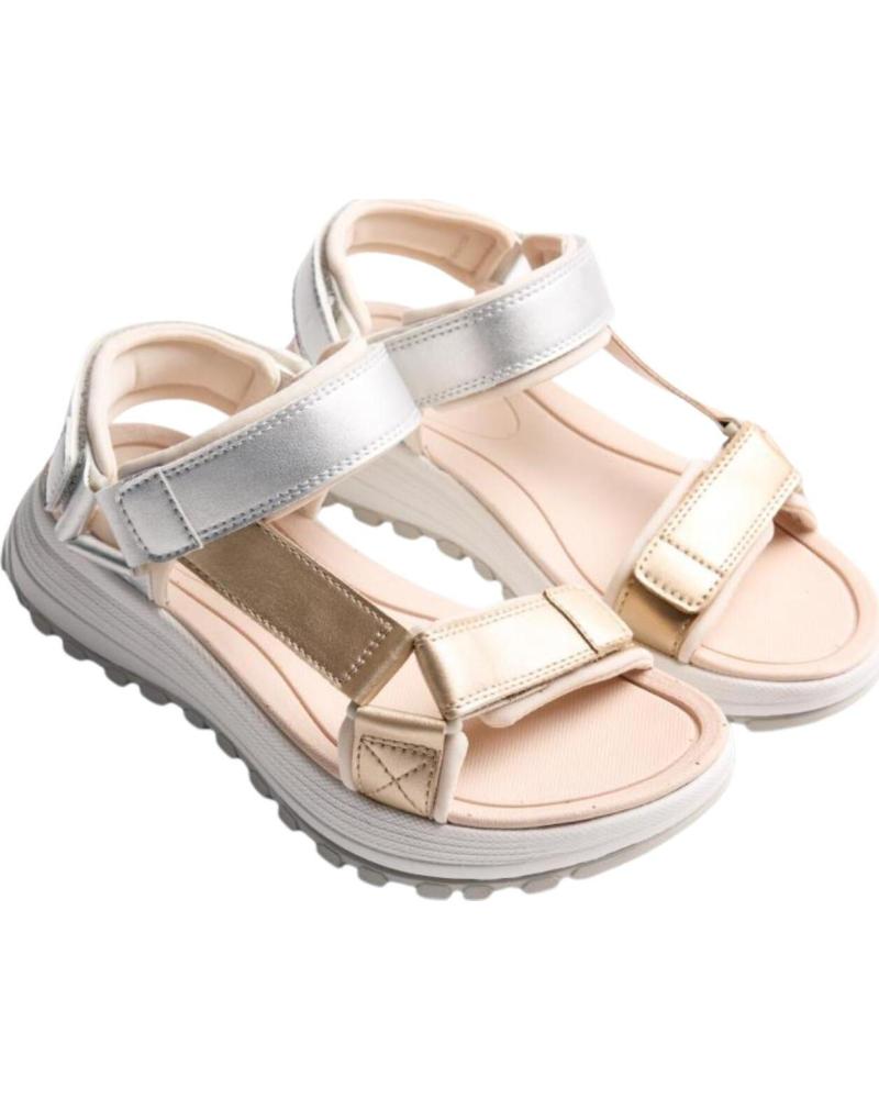 GIOSEPPO SANDALIA GIOSEPPO CON CIERRE DE VELCRO Y PLATAFORMA PLATA