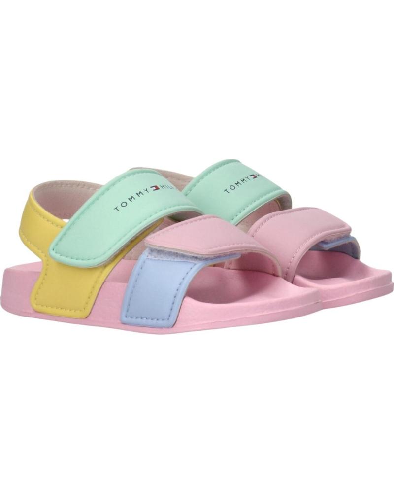 TOMMY HILFIGER SANDALIAS TOMMY HILFIGER MULTICOLOR CON CIERRE DE VELCRO MULTICOLOR