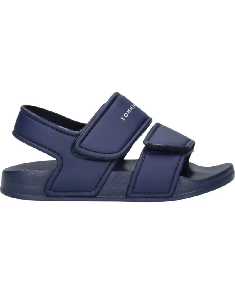 Sandalias Infantiles Tommy Hilfiger Joel con Cierre de Velcro Azul