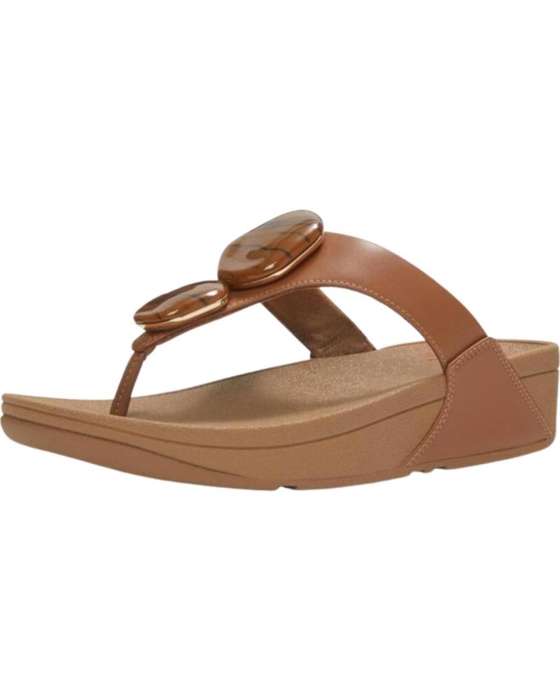 FITFLOP SANDALIAS DE DEDO CON DETALLE DECORATIVO FITFLOP MARRóN