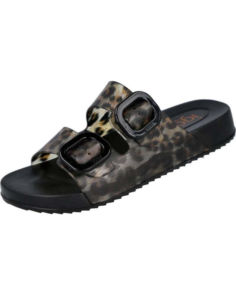 IGOR SANDALIA BIO IGOR S10336 CON HEBILLAS AJUSTABLES ESTAMPADO LEOPARDO NEGRO
