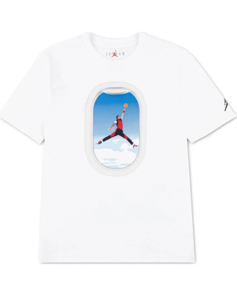JORDAN CAMISETA JORDAN AIR PLANE WINDOW 95F903-001 BLANCO