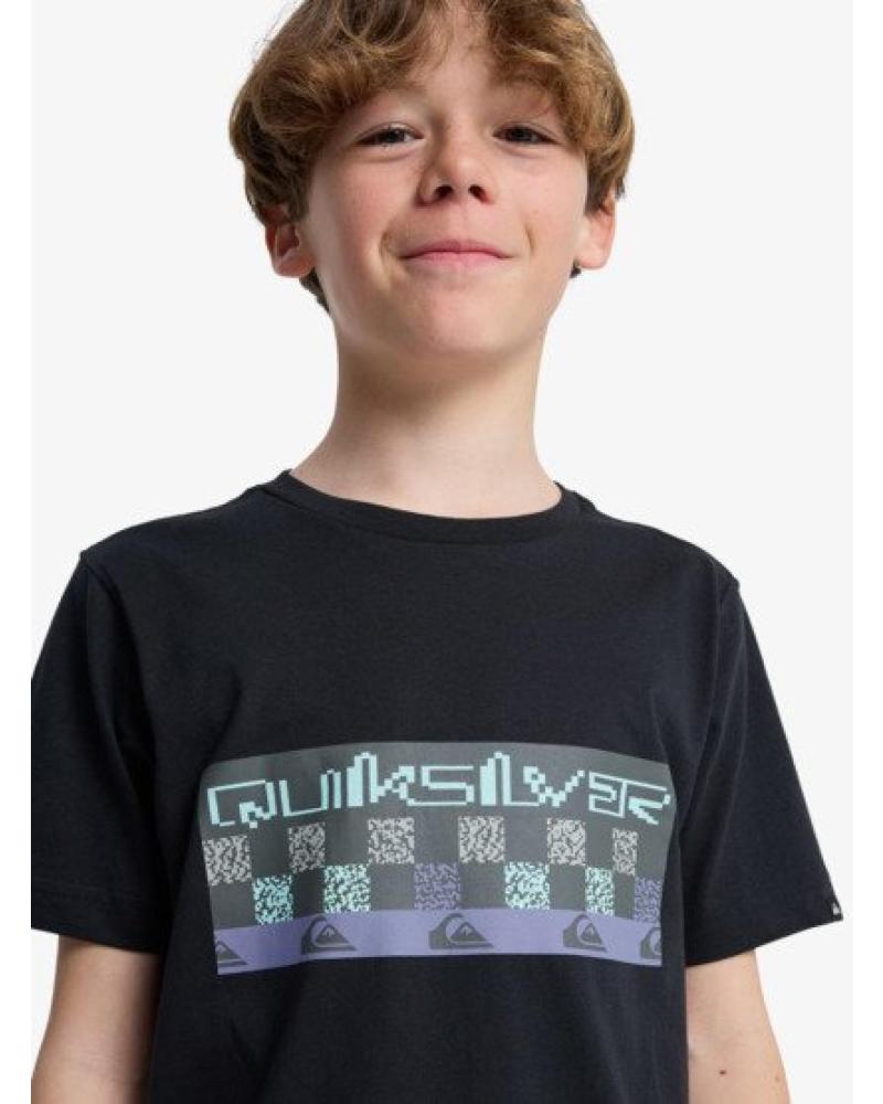 QUIKSILVER CAMISETA QUIKSILVER EQBZT04956 CON ESTAMPADO GRÁFICO NEGRO