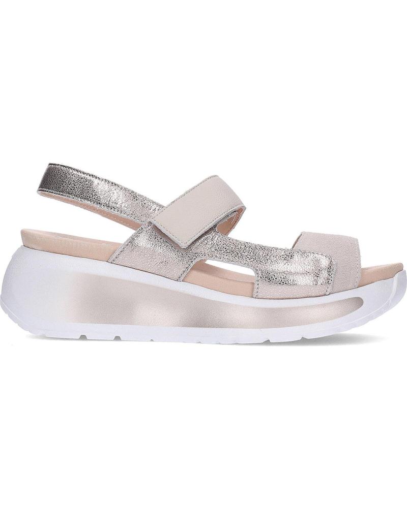 SANDALIAS BERTA 35204 CON PLATAFORMA BEIGE