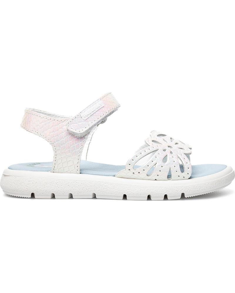 PABLOSKY SANDALIAS RESPETUOSAS KANSAS GRABADO BLANCO