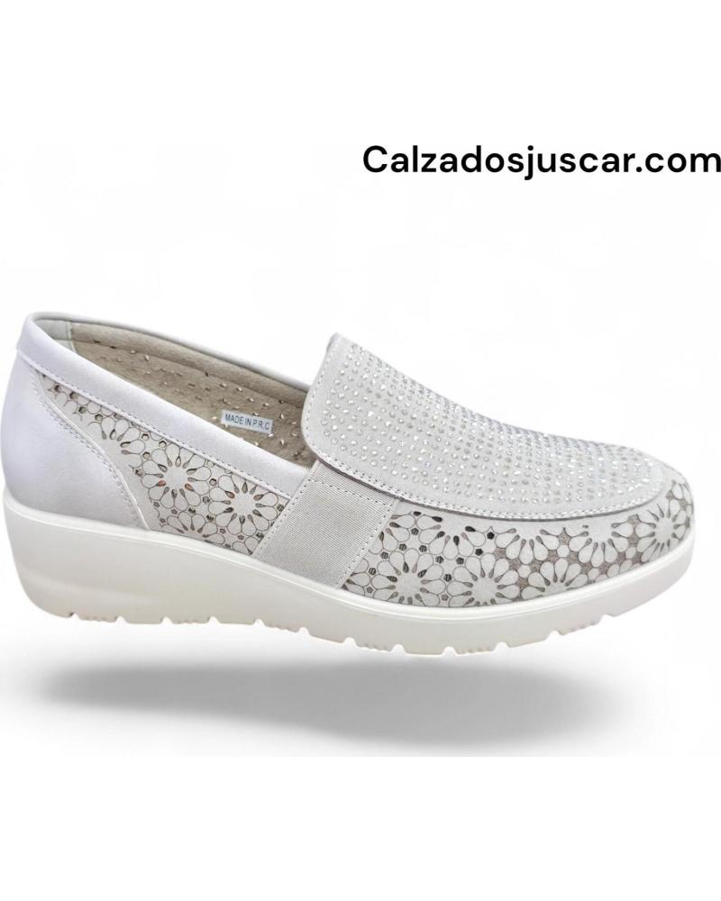 D`CUTILLAS MOCASINES LIGEROS 40204 PLATINO VARIOS COLORES