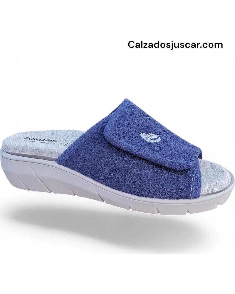 Calzado de casa de Mujer ROAL ZAPATILLAS DE HOGAR ROAL CON CIERRE DE VELCRO Y PLANTILLA EXTRAÍBLE MARINO