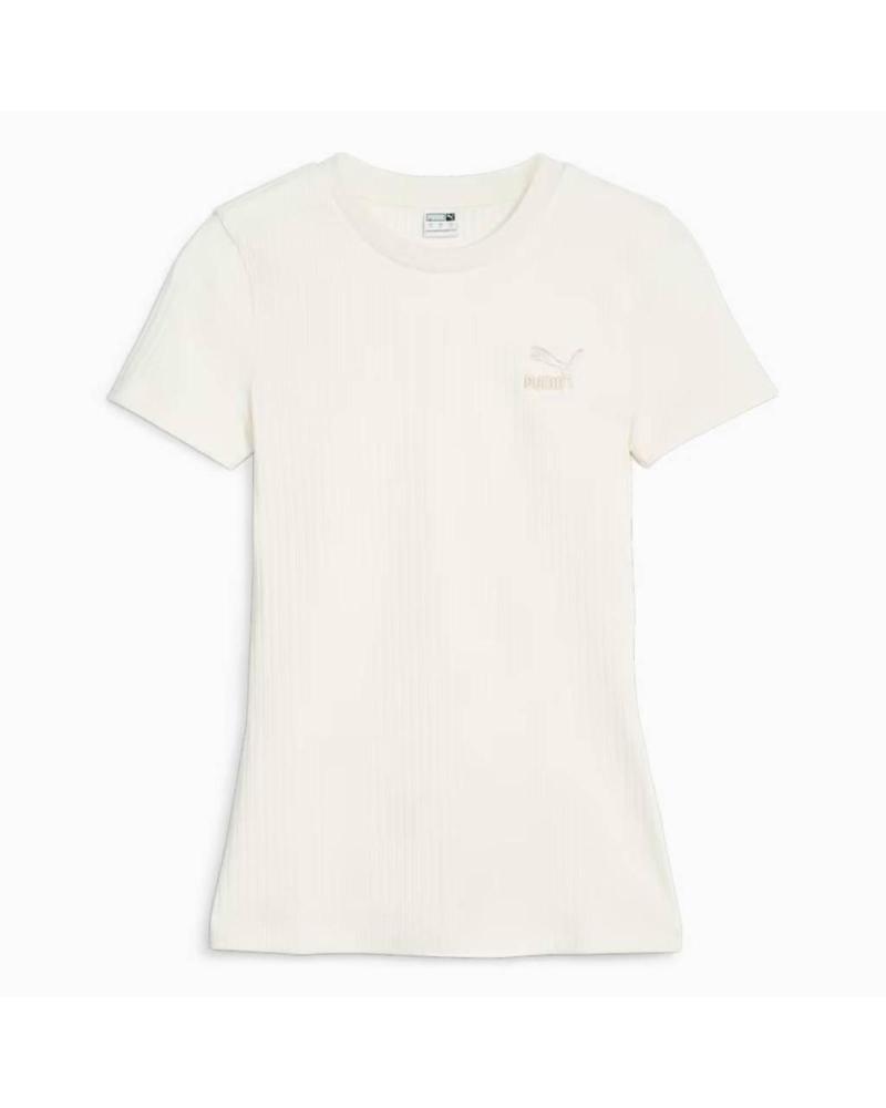 PUMA CAMISETA CLASSICS RIBBED SLIM NOCOLOR