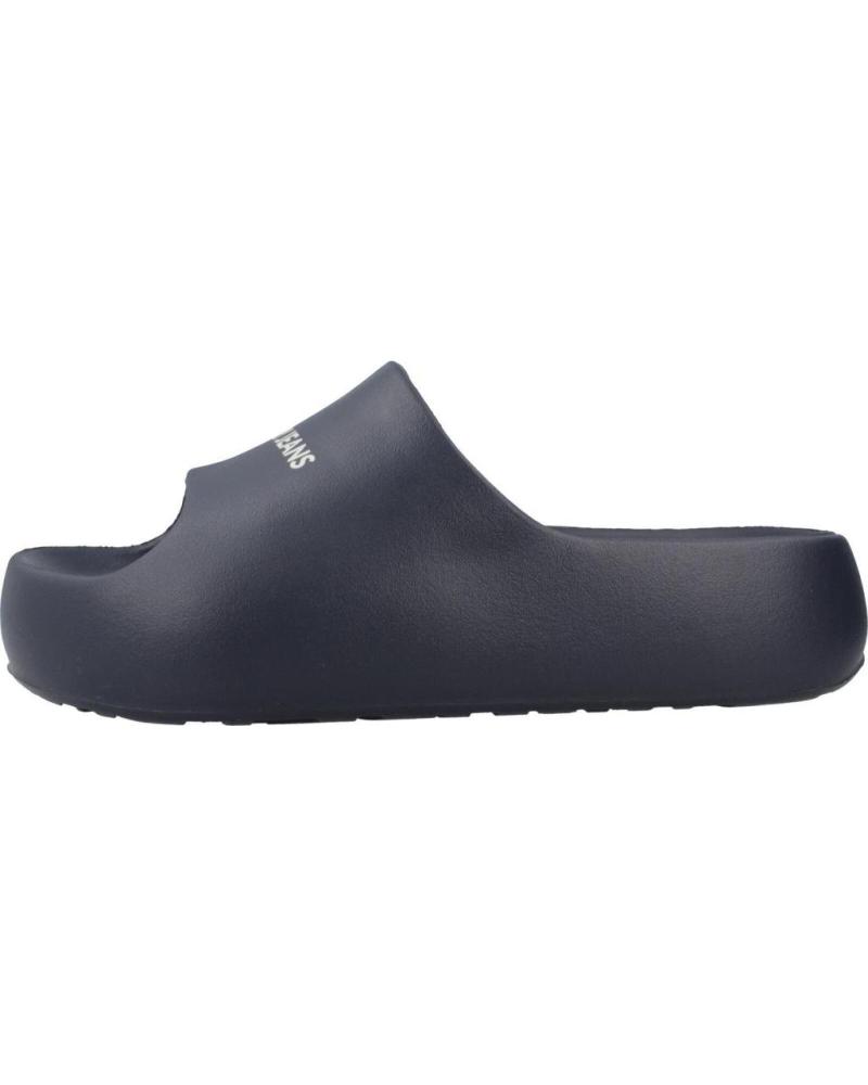 TOMMY JEANS SANDALIAS CHUNKY FLATFORM CON LOGO AZUL