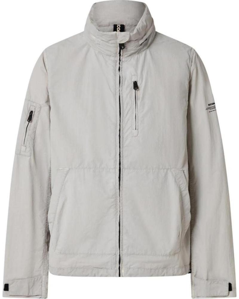 ECOALF CHAQUETA RIGIALF TÉCNICA CON CIERRE DE CREMALLERA ASH