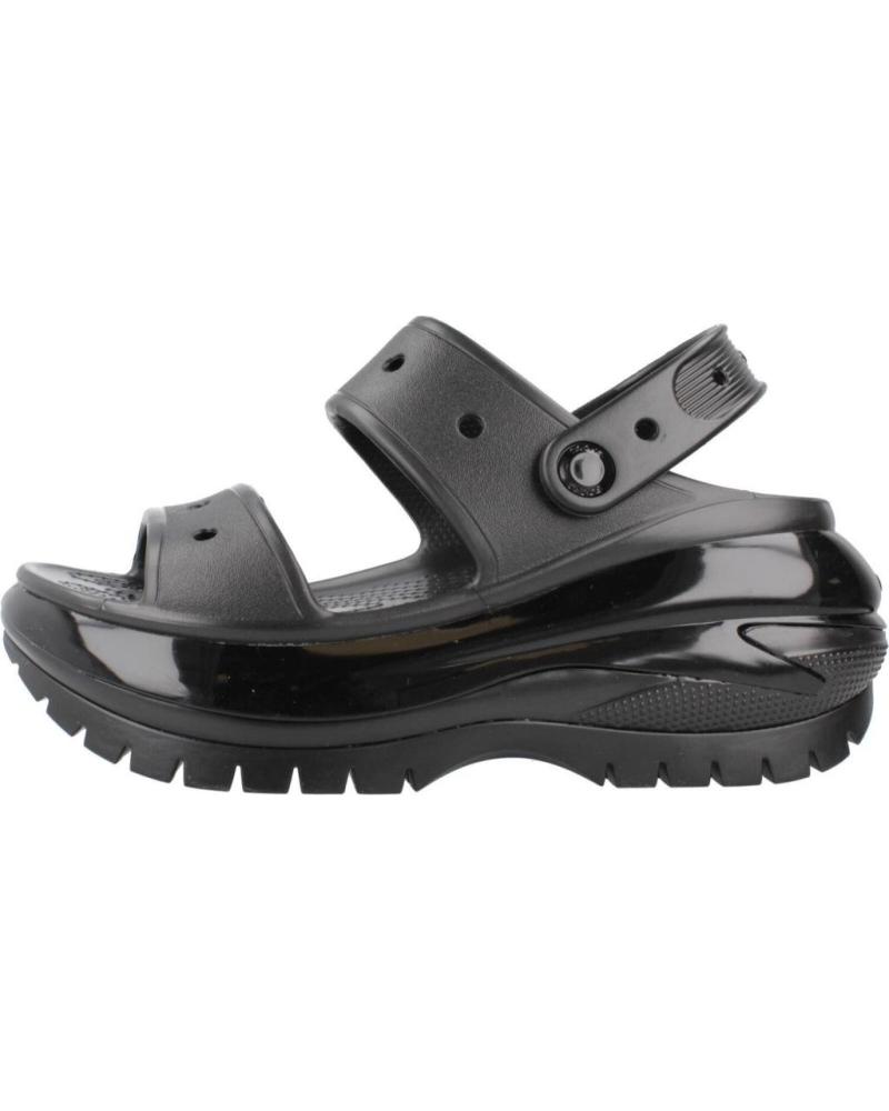 CROCS SANDALIAS CLASSIC MEGA CRUSH PLATFORM BLACK