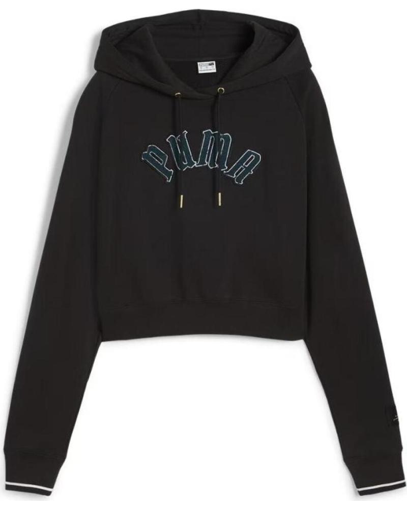 PUMA SUDADERA CLASSICS PLAY PARIS CON CAPUCHA BLACK