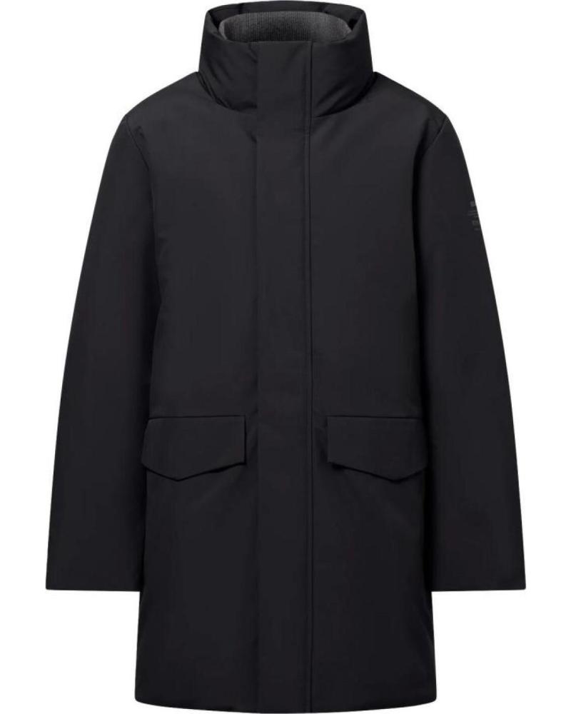 ECOALF CHAQUETA TÉCNICA ECOALF MCMGAJKNOSHA02 BLACK