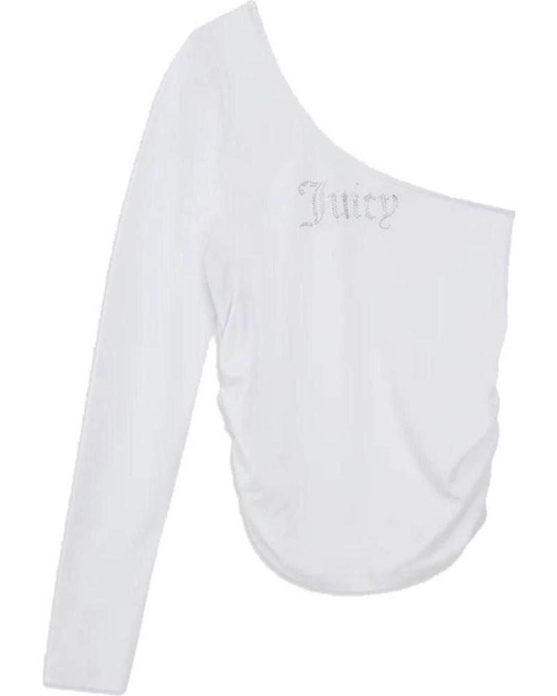 JUICY COUTURE CAMISETA ASIMÉTRICA NELLA MANGA LARGA JUICY COUTURE WHITE