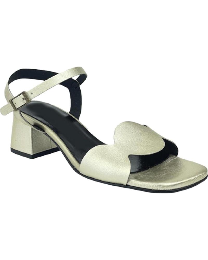 CHIKA10 SANDALIA ST NICKY 01 PLATAFORMA MEDIA PLATINO-LG GOLD