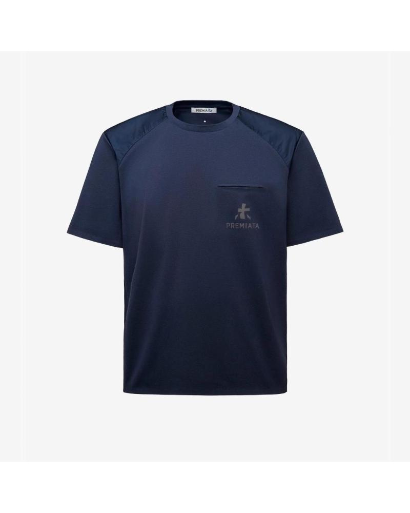 PREMIATA CAMISETA PREMIATA PA 1015 CON BOLSILLO BLUE
