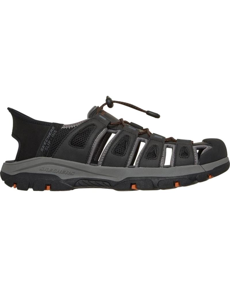 SKECHERS SANDALIAS TRESMEN SLIP-INS NEGRO