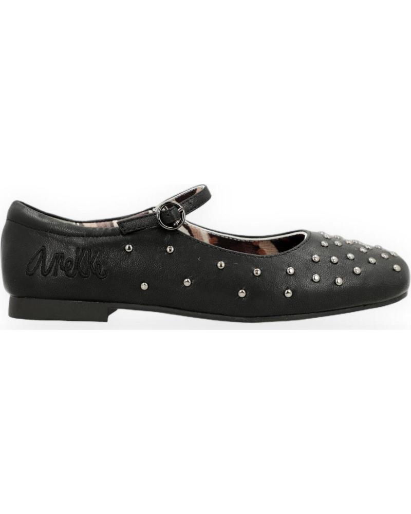 ANEKKE BAILARINAS CON TACHUELAS Y CIERRE DE HEBILLA BLACK