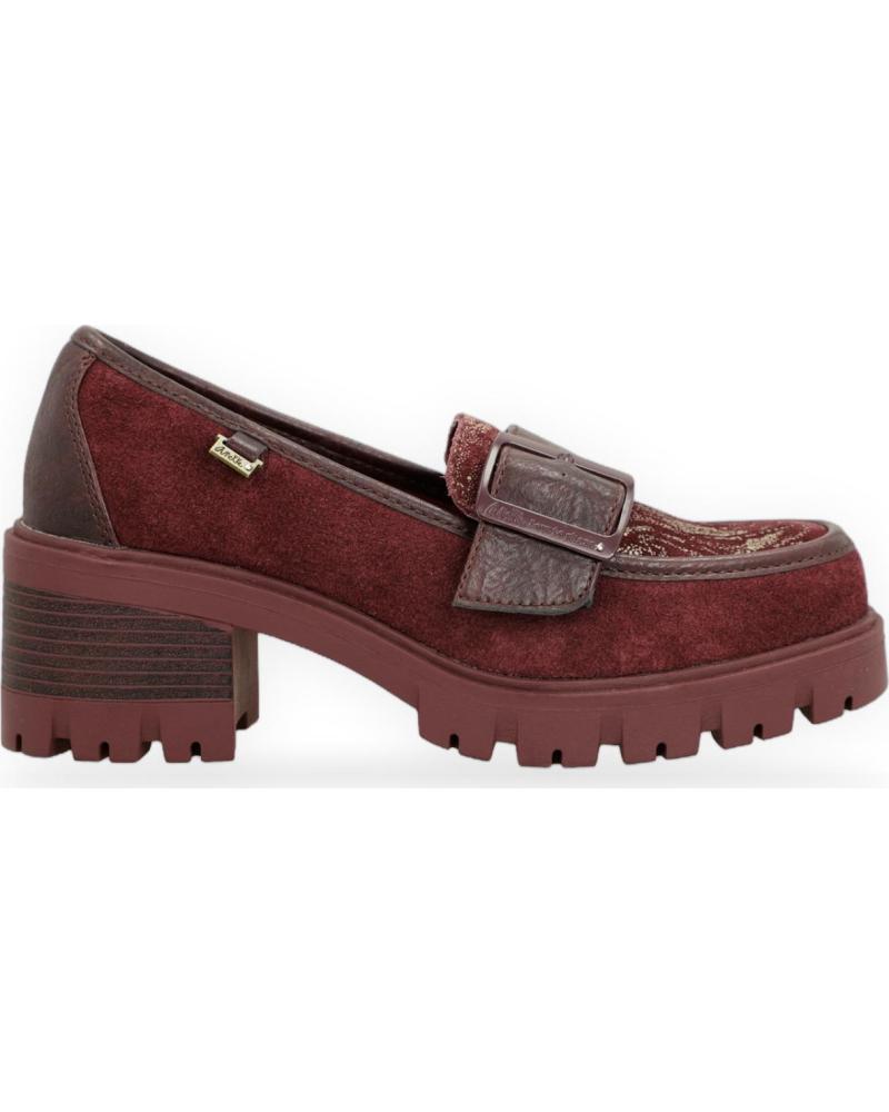ANEKKE MOCASINES CON PLATAFORMA Y HEBILLA DECORATIVA RED