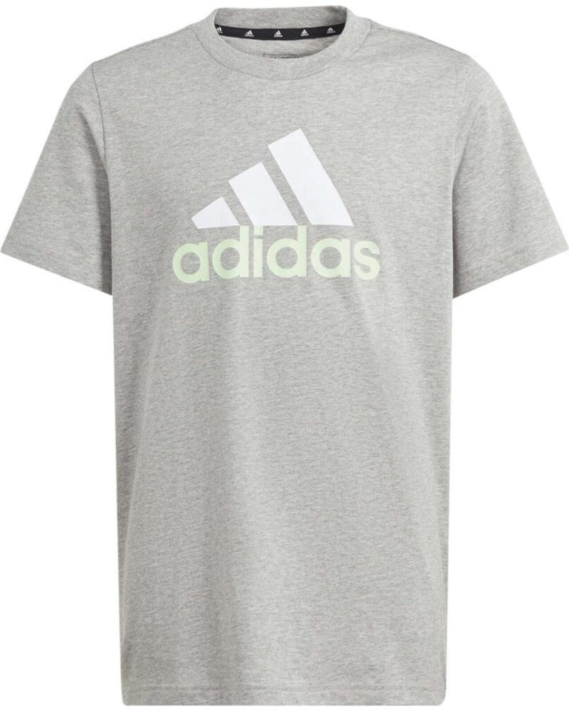 ADIDAS CAMISETA ADIDAS NIO U BL 2 IQ4072 GRIS