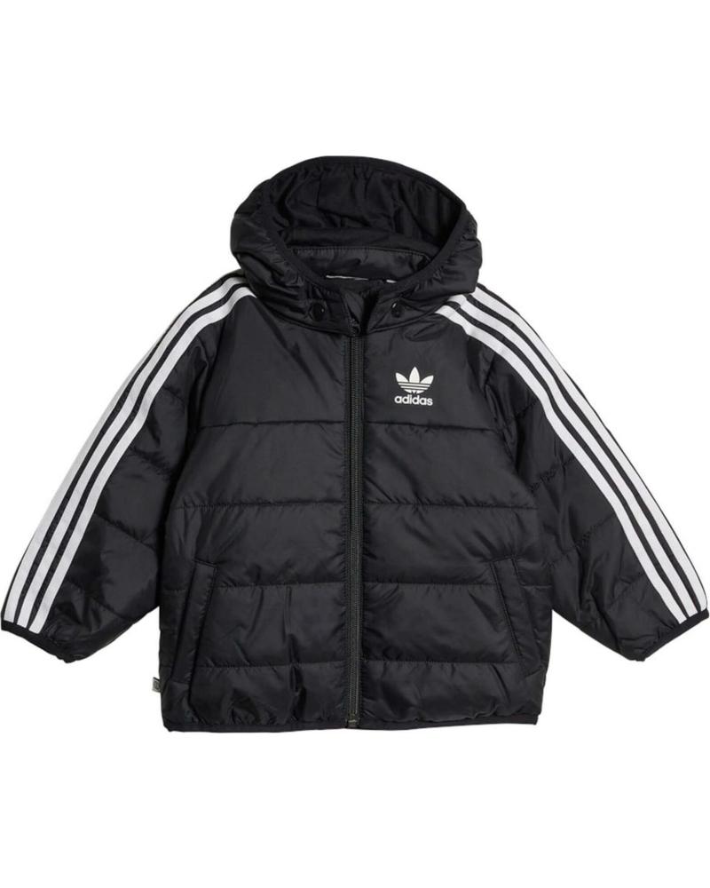ADIDAS CHAQUETA ACOLCHADA CON CAPUCHA ORIGINALS KIDS NEGRO