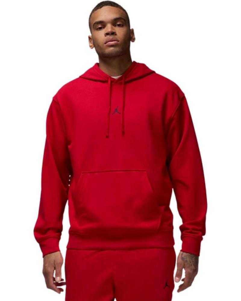JORDAN SUDADERA CON CAPUCHA JORDAN FV8606-687 ROJO