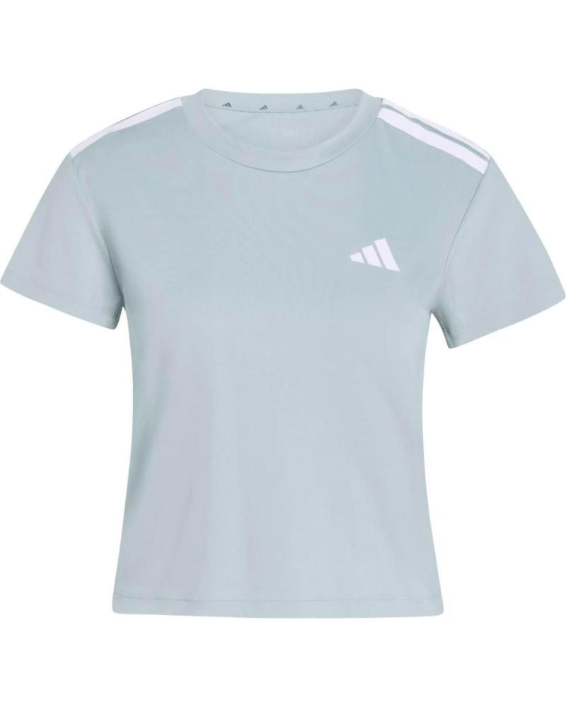 ADIDAS CAMISETA TÉCNICA DE ENTRENAMIENTO CON 3 BANDAS VERDE