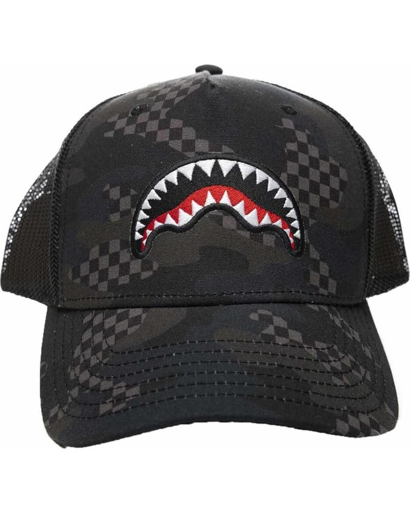 SPRAYGROUND GORRA TRUCKER SPRAYGROUND SHARK TEETH CHECKER 1
