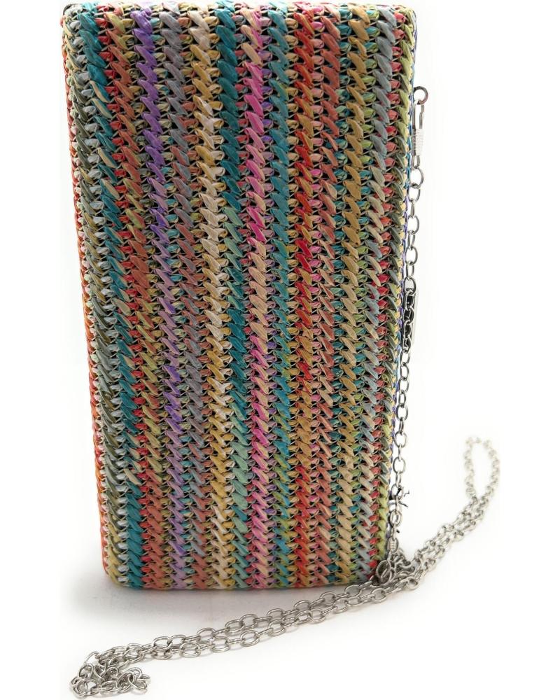 BUONAROTTI CONJUNTO DE BOLSO Y SANDALIAS FIESTA MULTICOLORES VARIOS COLORES