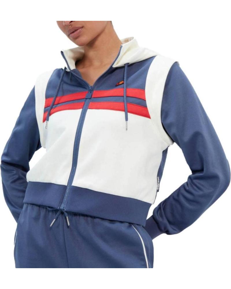 ELLESSE SUDADERA PERNA CROP TRACK TOP DRKBLUE