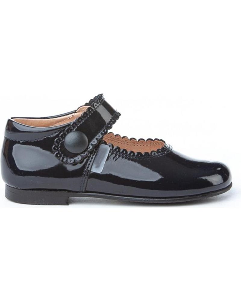 Zapatos de Niña ANGELITOS ZAPATO MERCEDITAS PIEL 1502 MARINO