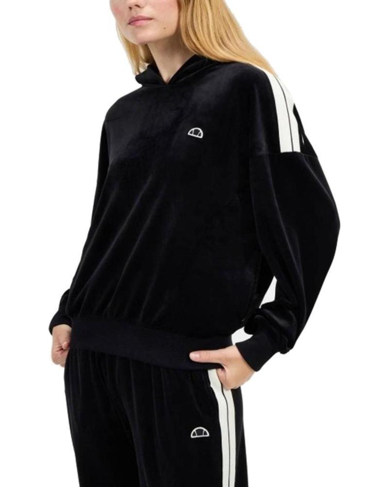 ELLESSE SUDADERA IZZIE CON CAPUCHA Y DETALLE DE BANDAS LATERALES BLACK