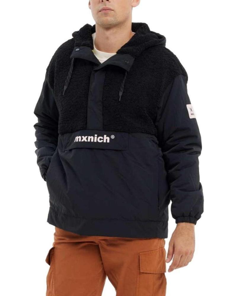 MUNICH CHAQUETA CON CAPUCHA Y BOLSILLO FRONTAL BLACK