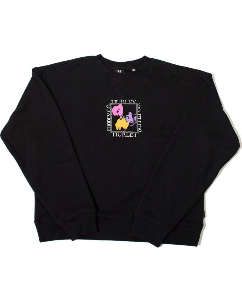 HURLEY SUDADERA HURLEY MONO CREW NEGRO BLK
