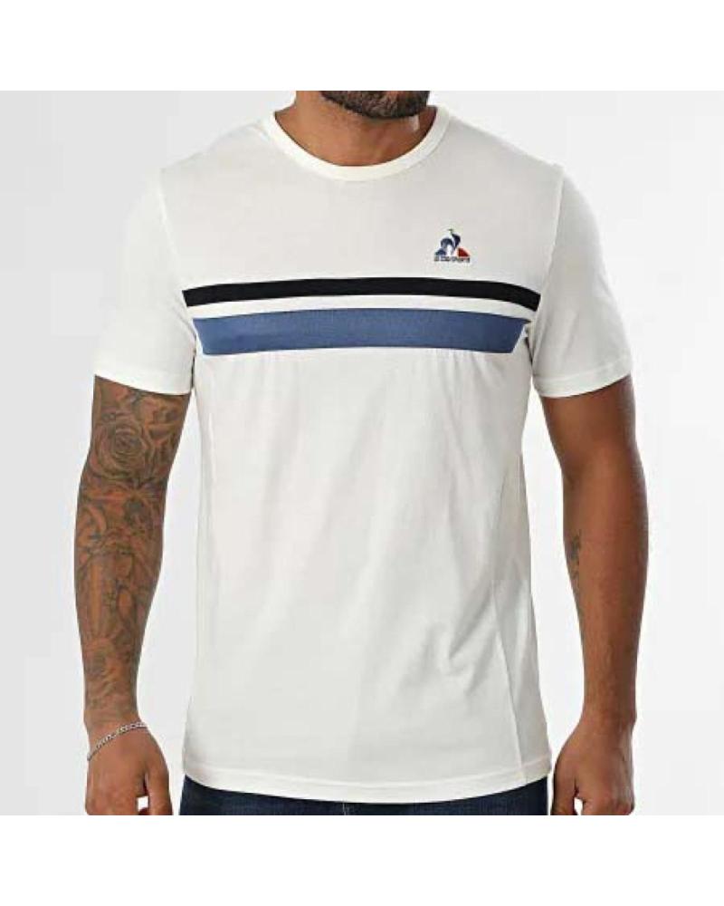 LE COQ SPORTIF CAMISETA HERITAGE SP WHITE