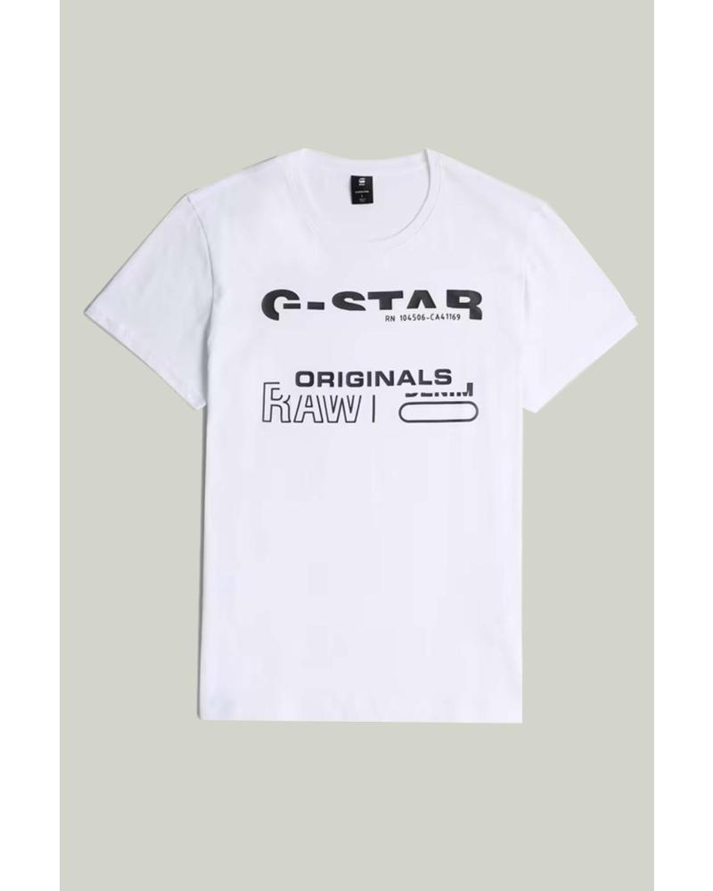 G-STAR CAMISETA G-STAR RAW D29501 ESTAMPADO ORIGINALS WHITE