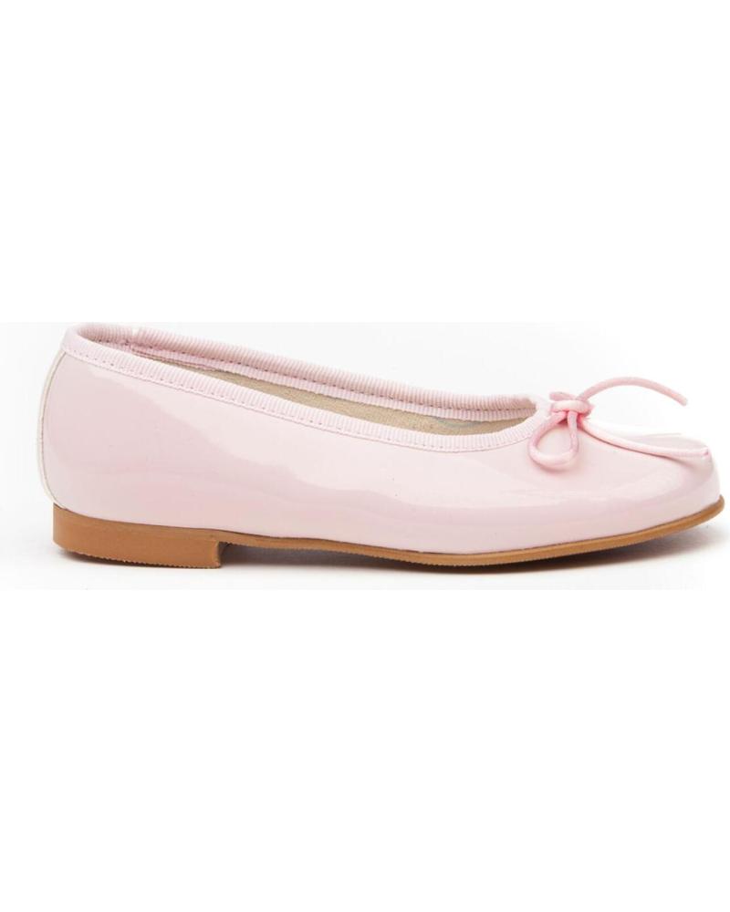 Zapatos de Mujer y Niña ANGELITOS BAILARINA PIEL 1565 ROSA